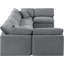 Canapé modulaire en velours 6 pièces Hinami-94482536