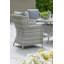 Vienna Four Seat Dining Set in Grey