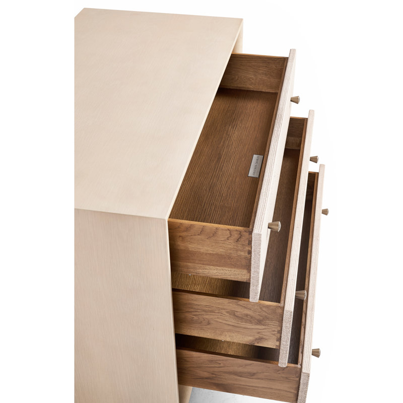 Keel Three Drawer Nightstand