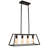 Elutheria 4 - Light Matte Black Kitchen Island Pendant