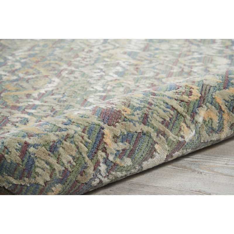 Huntingtown Viscose Abstract Indoor Rug, Rectangle 7'9" x 10'10"