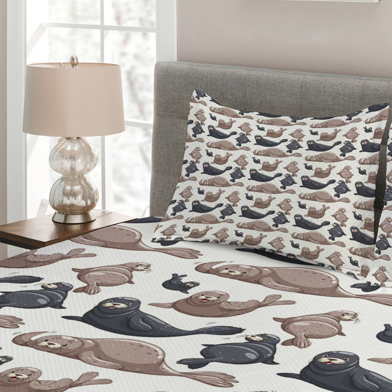 Coastal Polyester Coverlet