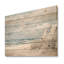 Paysage de plage minimalisme II sur bois-705665014