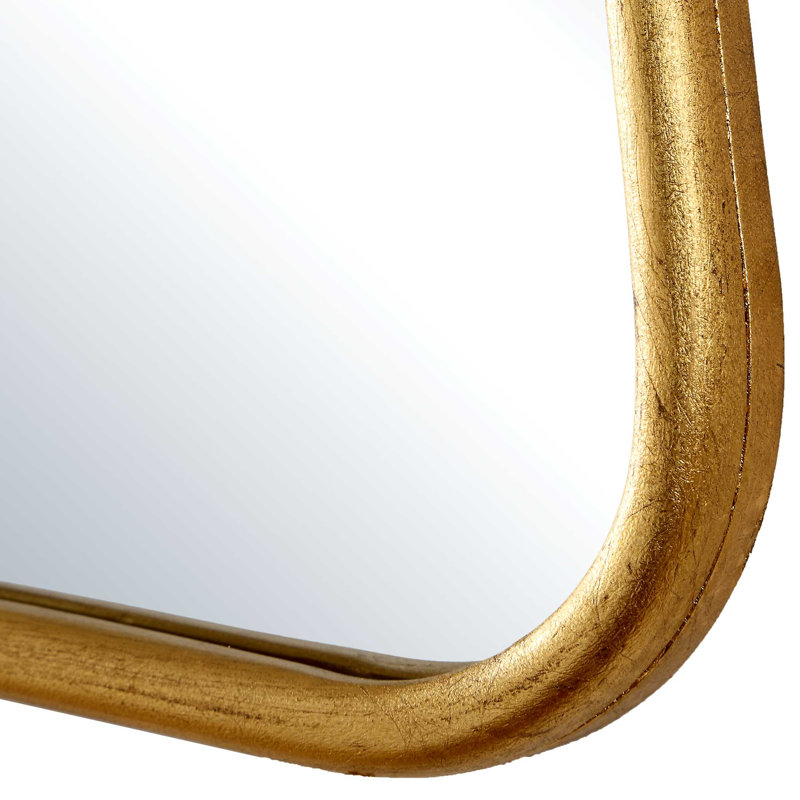 Contoured Iron Wall Mirror