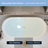 59"linear Acrylicfreestanding Bathtub Stand Alone Soaker Tub, Glossy White Acrylic, Pop-up Chrome Drain, Cupc Certified