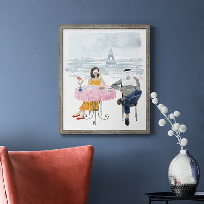 Paris in Love II Premium Framed Canvas - Ready to Hang