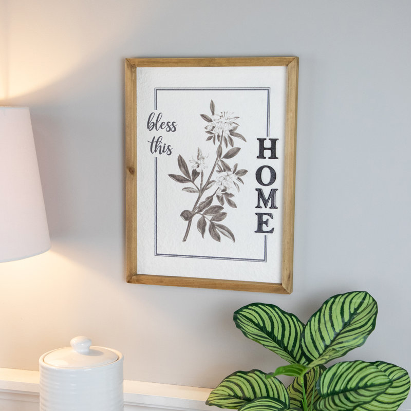 Décoration murale Bless This Home