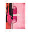 Œuvre d'art sur toile rose Momal-104292413
