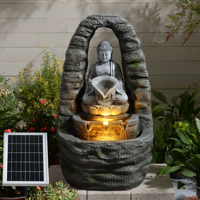 Fontaine solaire Zen Garden Buddha