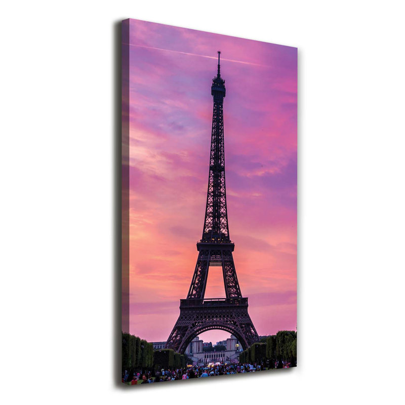 Eiffel Tower Paris - Wrapped Canvas Print