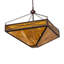 Luminaire suspendu carré 6 lumières
