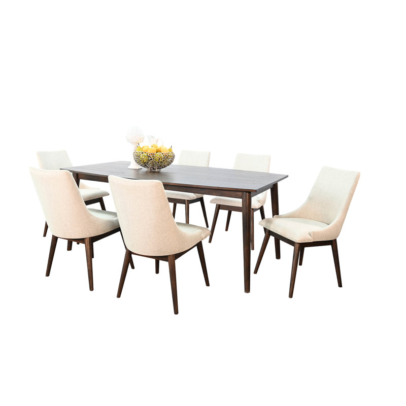  Mid-Century Wood Dining Set
