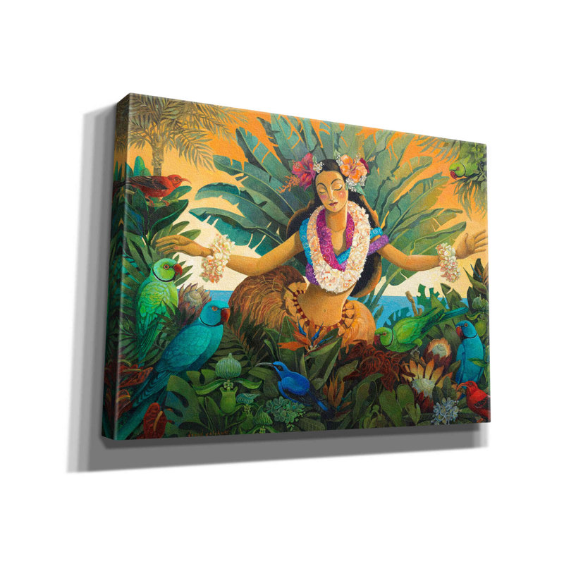 «Aloha» par David Galchutt, art mural sur toile, H 40 po x l 54 po x P 1,5 po