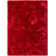 Feather Soft Modern Solid Shag Red Area Rug