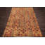 Tapis unique en jute / sisal noué à la main brun clair de 9 pi x 12 pi Annwyn