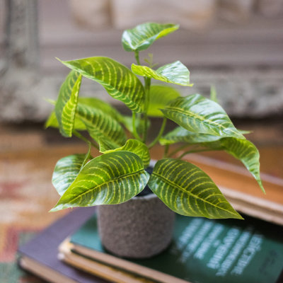 Plante bonsai artificielle en pot de fleurs