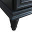 Meuble-lavabo simple 24 po au fini gris foncé - armoire seulement - poignées noires