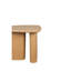 Table d'appoint de table fuselée (bois naturel)
