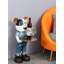 Figurine d'ours en dessin animé avec plateau de rangement, objet de décoration pour la maison.-1983118940