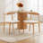 Modern Upholstered Dining Chairs With Backrest, With Solid Wood Frame, For Dining Room/Living Room-911444214