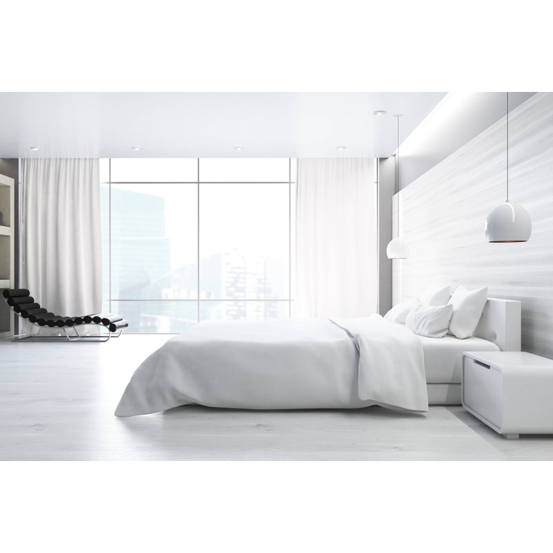 Cotton Solid Colour Duvet Cover Set with Pillowcases, King Duvet Cover + 2 Standard Pillowcases