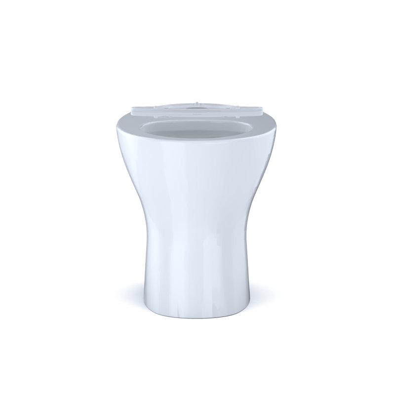 Cuvette de toilette TOTO® Drake® à double chasse allongée à hauteur universelle pour cuve brute de 10 pouces avec CEFIONTECT®, blanc coton