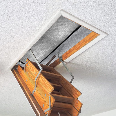 54 Inch X 25 Inch X 11 Inch Aluminum Attic Cover With Thermal Insulation Effect Suitable For Roof Attics