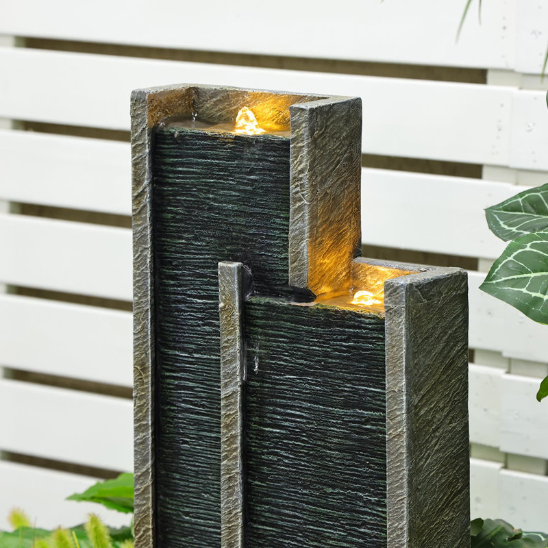 Berendo Handcrafted Outdoor Weather Resistant Floor Fountain