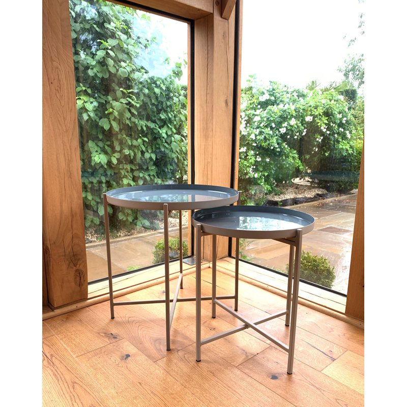 Dibesh Tray Top Frame Nesting Tables