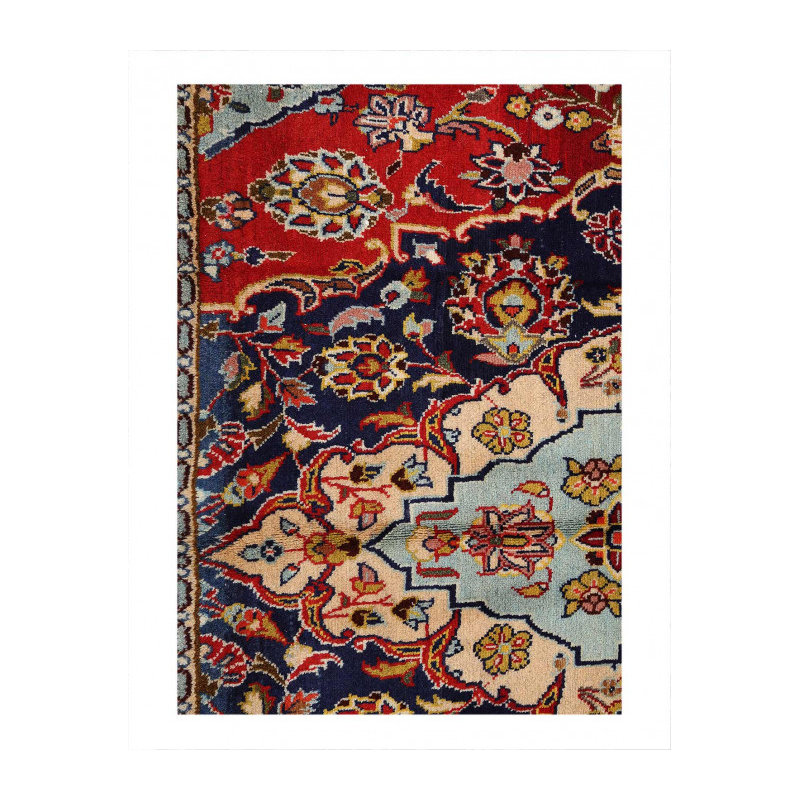 One-of-a-Kind 2'9" x 3'1" Area Rug in Red