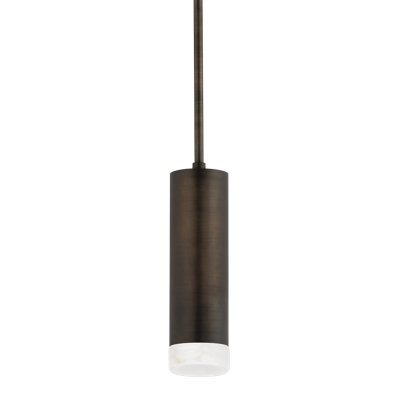 Luxe 3" Cylinder Pendant with Bezel