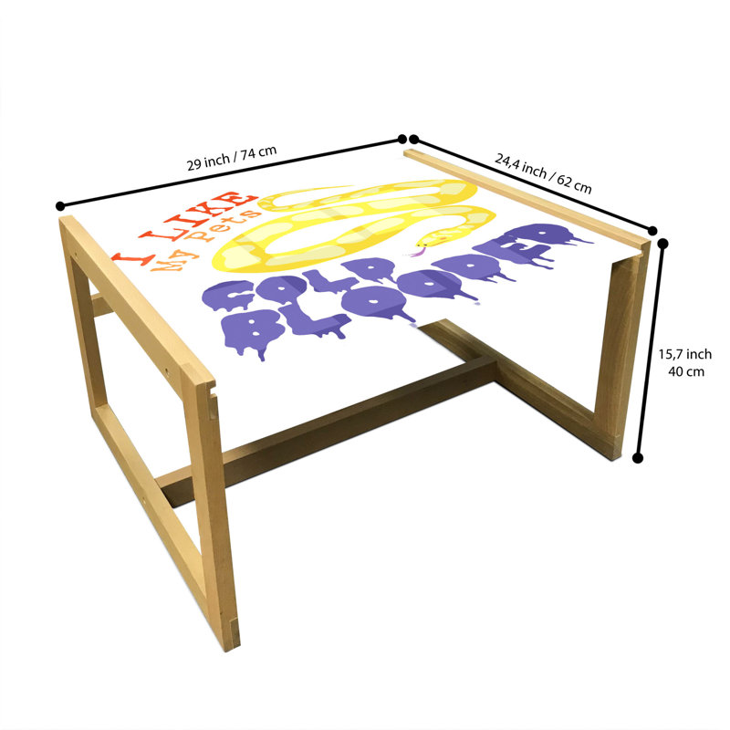 Inha Sled Coffee Table, 40cm H x 74cm W x 62cm D