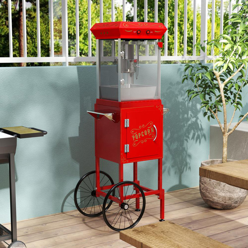 Popcorn Machine with Cart