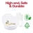 White Flat Round Disposable Plastic Wedding Value Set - 120 Settings