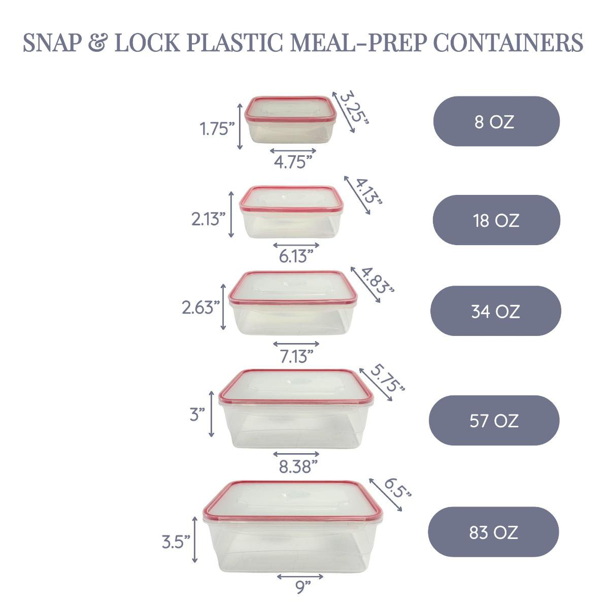 Dammien 83oz. Food Storage Container (Set of 10)