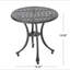 Table d'appoint d'extérieur en fonte d'aluminium 19 po