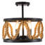 Cylindrical Semi Flush Mount