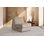Canapé-lit convertible 1 place, crème brillante, 27,6 po x 39,4 po x 27,6 po | Tissu 100% polyester, nettoyage à sec | 28 coussins en mousse sans cadre, conception sans cadre | Parfait pour les petits espaces et les salons modernes