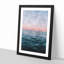 Moon Above the Vast Ocean - Picture Frame Painting Print-56737859-56737853