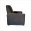 Fauteuils inclinables, inclinable moderne en bois massif sans assemblage requis | Gris clair | Polyester