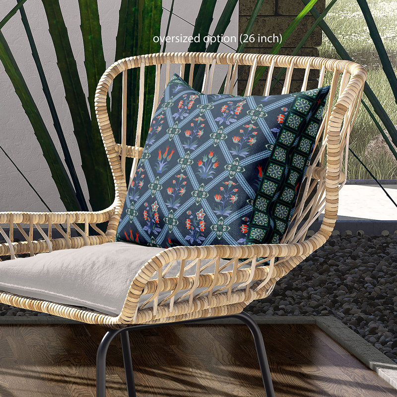 Reversible Throw Pillow, 16" x 16"