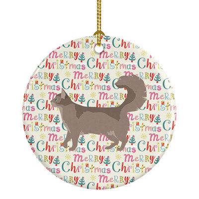 2.81'' Ceramic Animals Hanging Figurine Ornament