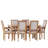 6 - Person Four Leg Dining Set-105906204-105906206-105906192