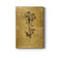 Croquis d'or - botanique II - peinture sur toile tendue-1303684496