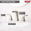 Robinet de salle de bain Tesla® avec assemblage de bonde et technologie DIAMOND ™ Seal-15361231