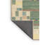 Tapis abstrait brun clair / vert-381356585