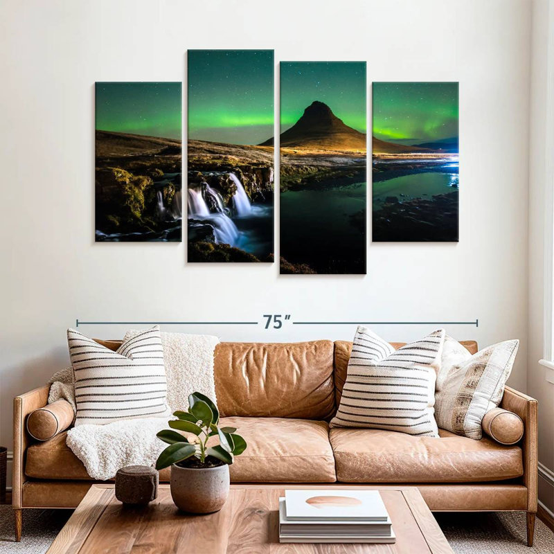 Alvord Starlit Landscape Aurora, 42" H x 68" W