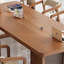 Walnut Rectangular Solid Wood Executive desk-1418697330
