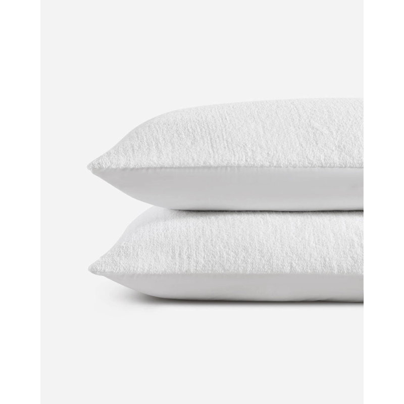 Snug Sham Set, Standard, Clear White