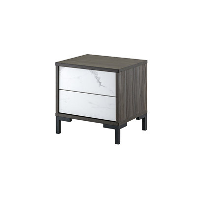 Seicento 50cm W Manufactured Wood Bedside Table